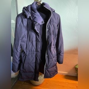 Lands End Women’s Purple Insulated Jacket Size Small S